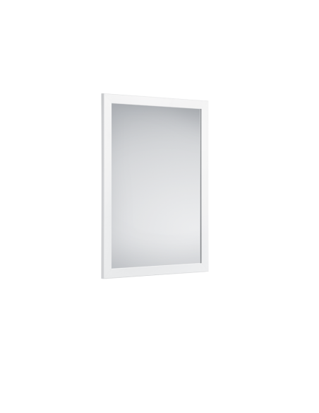 Miroir encadré blanc  48x68cm - Mirrors and More - Kim