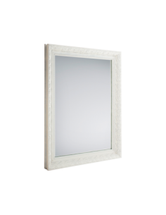 Miroir encadré blanc  55x70cm - Mirrors and More - Tanja