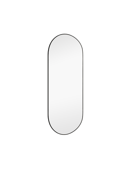 Miroir ovale noir 30 x 70 cm - Mirrors and More - Joséphine