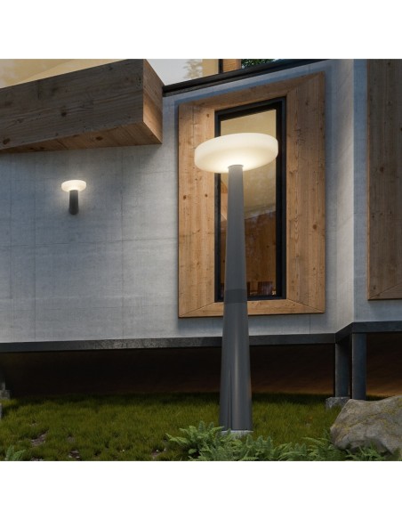 Lampadaire Led solaire étanche Paquita -  New Garden Leluminaireled.com
