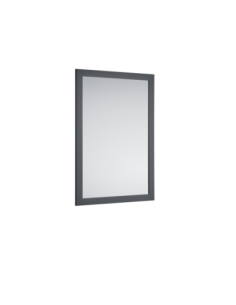 Miroir encadré anthracite 48x68cm - Mirrors and More - Kim