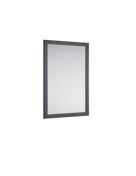 Miroir encadré anthracite 48x68cm - Mirrors and More - Kim