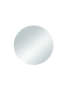 Miroir rond blanc  diam 50 cm - Mirrors and More - Mila 2