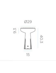 Borne Led solaire étanche Paquita -  New Garden Leluminaireled.com 2