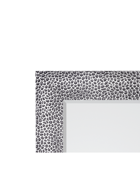 Vicky - Miroir encadré noir et chrome 50x150cm - Mirrors and More