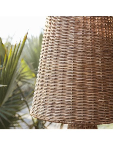 Lampadaire Lola nature new garden en rotin