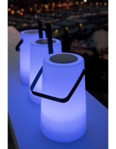 Enceinte bluetooth éclairante étanche Nomada Be happy - New Garden Leluminaireled.com 2