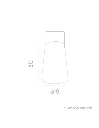 Enceinte bluetooth éclairante étanche Nomada Be happy - New Garden Leluminaireled.com