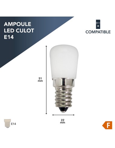 Ampoule Tibelc pour réfrigérateur et congélateur