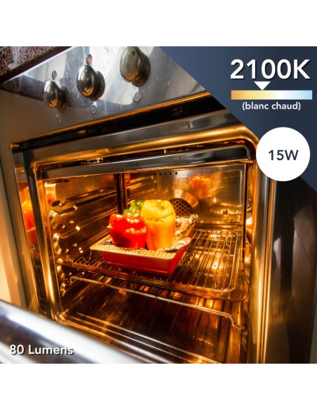 Ampoule   pour four  E14  15 W - Tibelec