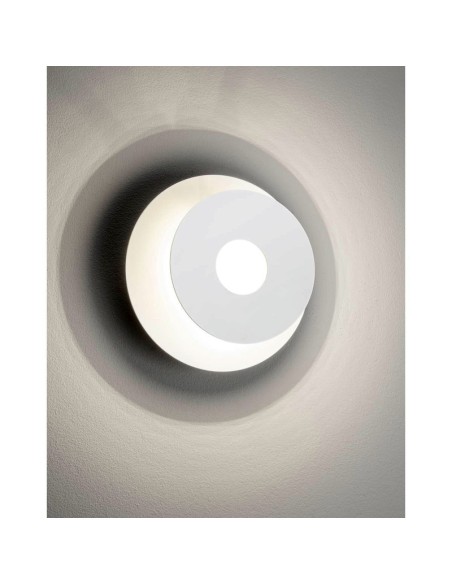 Fischer & Honsel - applique Led Hennes ronde blanche rétro éclairante