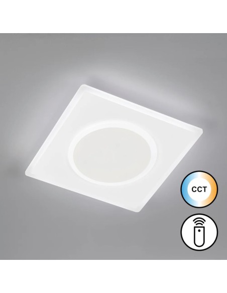 Bisi de Fischer&Honsel - plafonnier Led CCT dimmable avec télécommande
