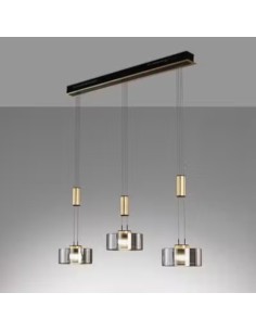 Suspension Led 3 sources lumineuses - Fisher & Honsel -  Lavin 2
