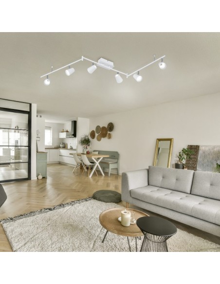 TRIO Narcos – Spot à 6 spots LED, orientation flexible, pour ambiance moderne