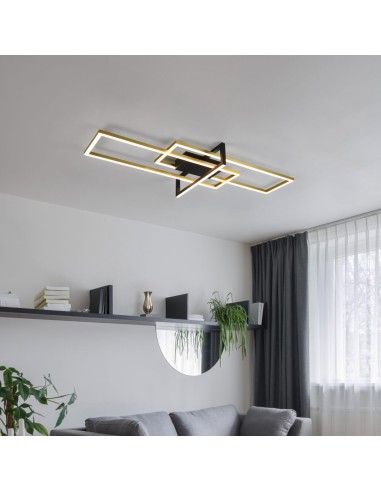 Plafonnier LED 34W 3000K 3900lm , Laiton mat intérieur | Trio
