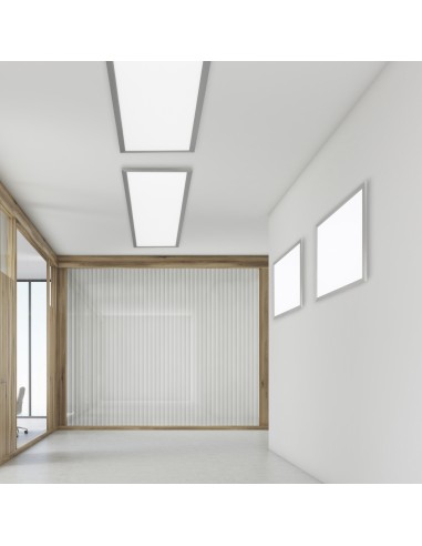 Trio Phoenix – Gros plan sur le bord nickel mat et le boîtier plastique blanc du plafonnier