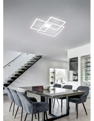 Trio - Hydra - Luminaire LED 4000K, design anguleux, dimmable