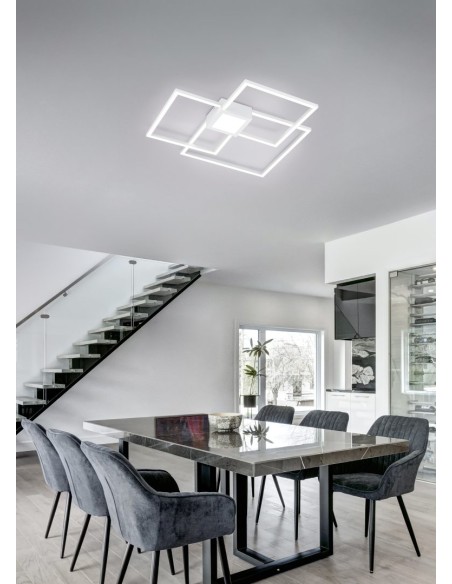 Trio - Hydra - Luminaire LED 4000K, design anguleux, dimmable