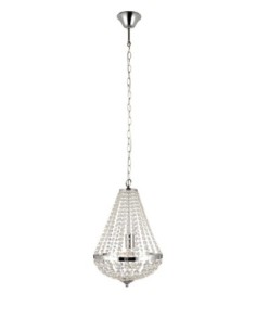 Markslöjd Gränsö – Lustre en cristal chrome 30 cm pour une ambiance luxueuse et intemporelle