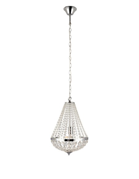 Markslöjd Gränsö – Lustre en cristal chrome 30 cm pour une ambiance luxueuse et intemporelle
