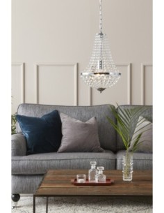 Markslöjd Gränsö – Lustre en cristal chrome 30 cm pour une ambiance luxueuse et intemporelle 2