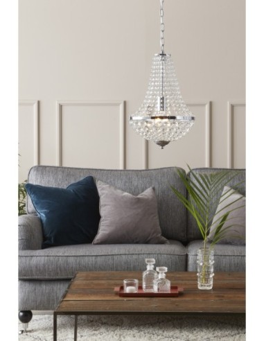 Markslöjd Gränsö – Élégance classique avec ses prismes transparents, idéal pour salon et entrée