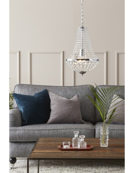 Markslöjd Gränsö – Élégance classique avec ses prismes transparents, idéal pour salon et entrée