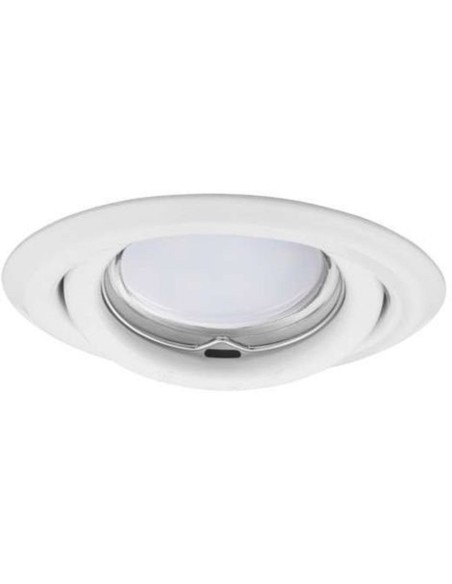 Support spot Led encastrable orientable Design rond blanc - Kanlux Leluminaireled.com