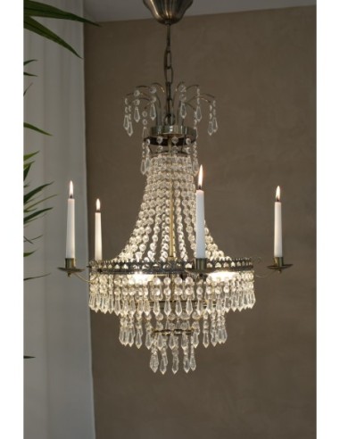 Markslöjd Marielund – Trois douilles E14, suspension avec chaîne de 1,2 m pour un éclat chaleureux