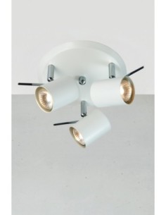 Markslöjd Hyssna – Spot de plafond blanc 3 x 50 W GU10, design épuré pour cuisine ou couloir 2