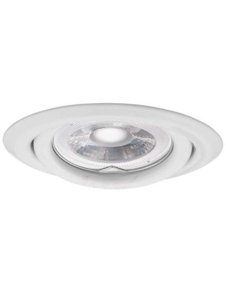 Support spot Led encastrable orientable Design rond blanc - Kanlux Leluminaireled.com