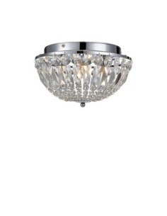 Markslöjd Estelle – Lustre chrome élégant avec prismes en cristal pour une ambiance luxueuse