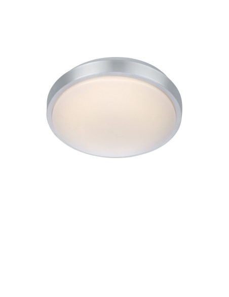 Markslöjd Moon 28 – Plafonnier blanc discret et moderne pour salle de bains