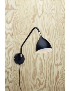 Markslöjd Valencia – Applique murale noire élégante avec interrupteur sur câble 2