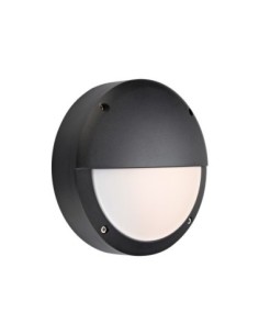 Markslöjd Hero – Applique murale extérieure LED 9W, aluminium noir, IP44, lumière chaude 3000K