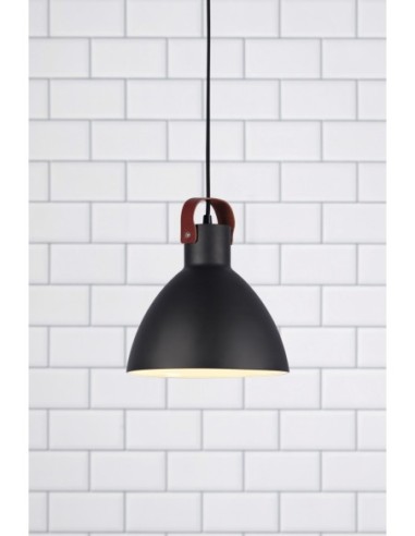 Suspension compacte de 22 cm, idéale pour un couloir, une cuisine ou un bureau moderne.