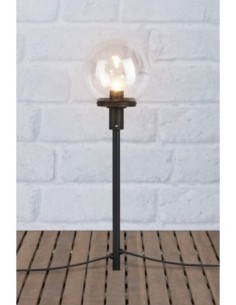 Markslöjd Garden 24 – Borne d’extérieur noire avec globe en verre, LED fixe 3 W, H60 cm 2
