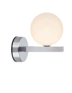 Applique murale IP44 pour salle de bain, idéale en éclairage de miroir ou d'appoint.