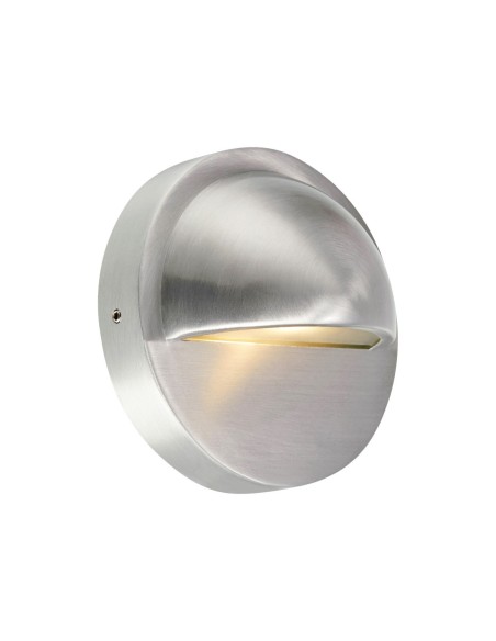 Applique LED fixe 0,8W en aluminium, lumière blanc chaud 3000K, pour éclairage extérieur IP44.