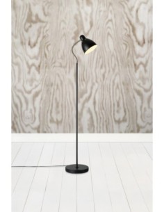 Markslöjd Nitta – Lampadaire noir mat 1xE27, bras flexible, éclairage directionnel 2
