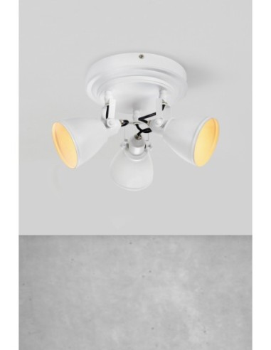 Markslöjd Fjällbacka – Applique murale IP44 pour salle de bain, métal blanc, 20W max