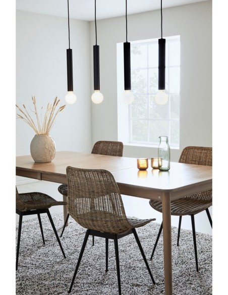 Markslöjd Sencillo – Look industriel chic en version noire, parfaite au-dessus de la table