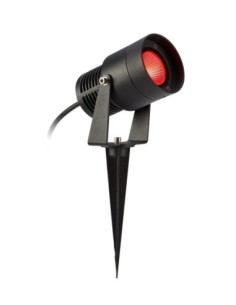 Markslöjd Garden 24 – Spot extérieur LED RVB 6 W avec piquet de terre, IP44, angle 360°, noir