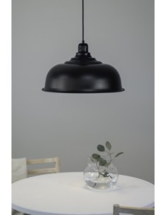 Markslöjd Port – Suspension Ø50 cm noir mat, grand abat-jour pour table à manger 2
