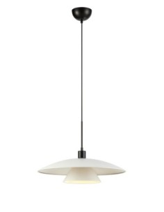 Markslöjd Millinge – Suspension Ø50 cm blanche, design scandinave et lumière homogène
