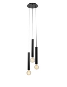 Markslöjd Sencillo – Suspension noire 3xE27 au design minimaliste et moderne