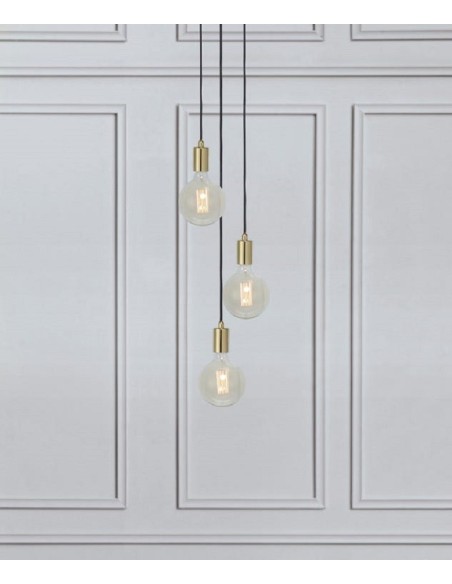 Suspension Led ronde 3 sources lumineuses - Markslöjd -  Sky Leluminaireled.com