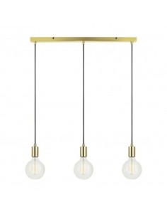 Suspension Led  laiton en ligne 3 sources lumineuses Sky - Markslöjd Leluminaireled.com