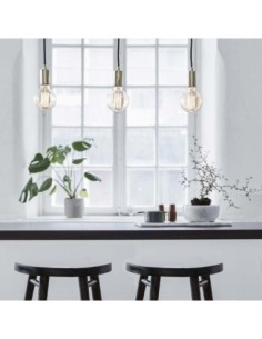 Suspension Led  laiton en ligne 3 sources lumineuses Sky - Markslöjd Leluminaireled.com 2