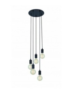 Suspension  Led noire ronde 5 sources lumineuses Sky - Markslöjd Leluminaireled.com